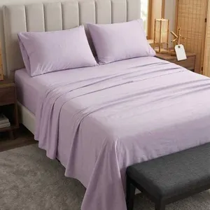 Comfy Home Radiance 9500 Series Queen Sheet Set in Misty Lilac