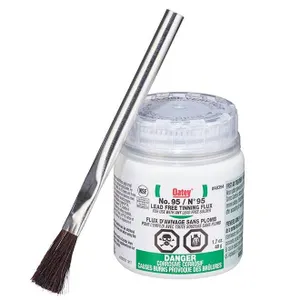Oatey No. 95 Lead-Free Tinning Flux, 1.7 oz (48 g), Lot of 3