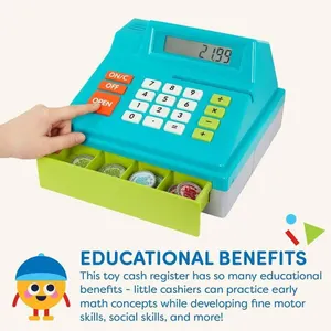 Battat Calculating Cash Register Toy with Accessories for Ages 3+