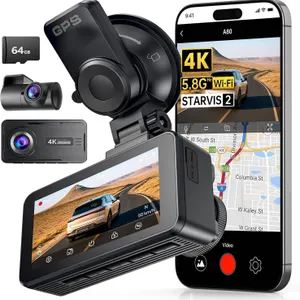 JOMISE A80 4K Dash Cam Front and Rear