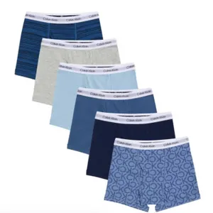 Calvin Klein Boys' Boxer Briefs, 6-Pack, XL (16/18)