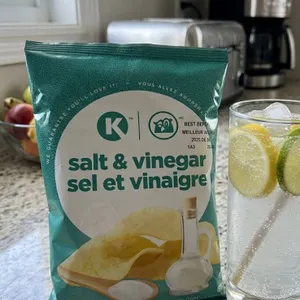 Salt and Vinegar Chips, 9 Bags of 60g Each, K Brand