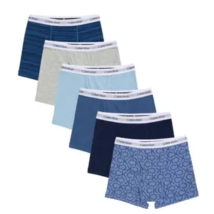 Calvin Klein Boys' Boxer Briefs, XL 16/18, 6-Pack