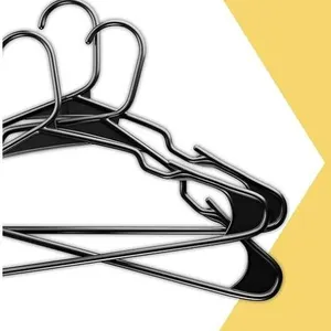 Life Master 30-Piece Plastic Hanger Set, Model LMPLCBLK33