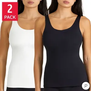 Frank and Oak Women's Contour Tank, 2-pack Size XS