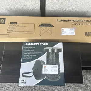 Aluminum Folding Table and Telescope Stool
 UNRESERVED