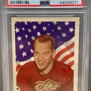 1963 Graded 4 Gordie Howe Parkhurst Hockey Card.