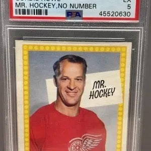 1969 Graded 5 Gordie Howe O-Pee-Chee Hockey Card.