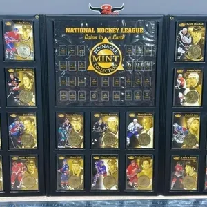 1996-97 Pinnacle Mint Bronze Coin Set w/Card