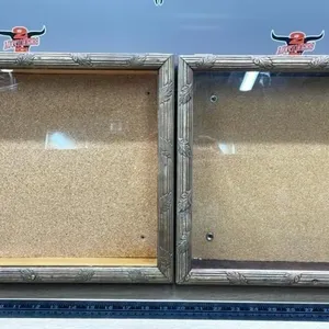2 Small Wooden Showcases w/Lexan Tops. 15�W x