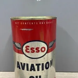 FULL 1 QT Esso Aviation Oil Can. *NO SHIPPING