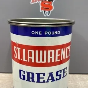 EMPTY 1lb St. Lawrence Grease Can.