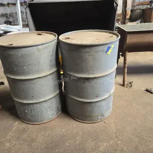 2 55 gallon drums, empty