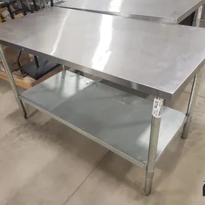 Stainless Steel Table (60'' x 30'' x 33'')
 UNRESERVED