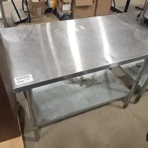 Stainless Steel Table (48'' x 30'' x 34'')
 UNRESERVED