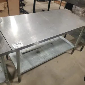 Stainless Steel Table (60'' x 30'' x 34'')
 UNRESERVED