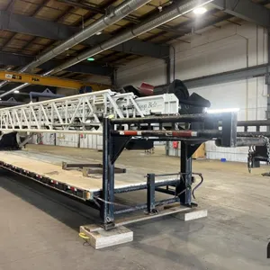 Loop Belt 3-Stage 75' Telescopic Conveyor Belt w/ Tri Axle Trailer