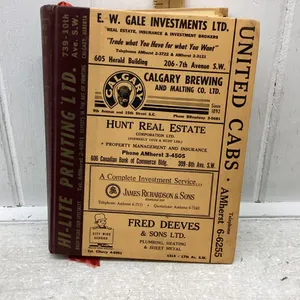 HENDERSONS’ 1962 CALGARY CITY BUSINESS DIRECTORY