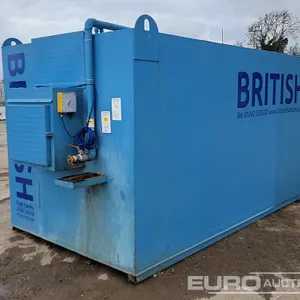 20000 Litre Static Bunded Fuel Bowser, Electric Pump, Hose & Nozzle 