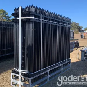 All Metal 6 X 8 22 Panel, 23 Posts, Galvanized and Powder Coated 