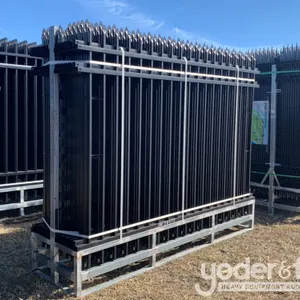 All Metal 6 X 8 22 Panel, 23 Posts, Galvanized and Powder Coated 
