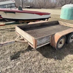 Approx 5’ x 10’ Tandem Axle Utility Trailer, Some Tires Are Flat