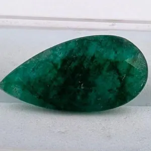 $9,630 App  6.42 ct Cert. Zambian Emerald gemstone