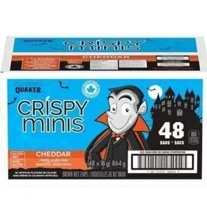 NEW 48 Pks Crispy Mini Cheddar Flavour