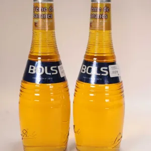 Bols/ Creme De Bananes/ 750ml/ 17% ABV X 2 bottles Note: Alcohol cannot be insured by any courier in