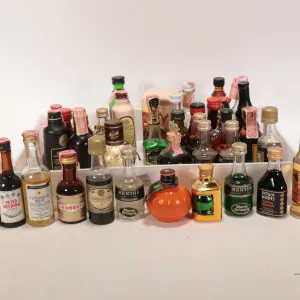 Forty four miniature alcohol collectibles including whisky, rum, liqueurs etc. mostly 50ml size and 