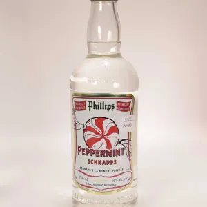 Phillips/ Peppermint Schnapps/ 750ml/ 15% ABV Note: Alcohol cannot be insured by any courier in Cana