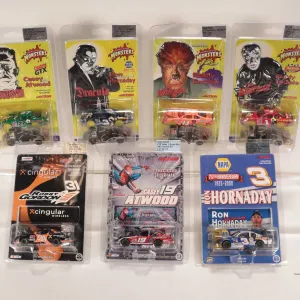 Seven assorted limited edition Action 1: 64 scale Action collectible cars including four Monster the