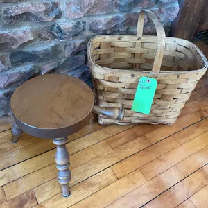 Stool and Basket