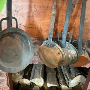 Copper Pans and Popcorn Popper