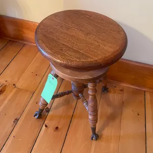 Clawfoot Piano Stool