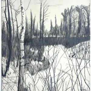 ISABELLE MCCORKILL "RIVER NORTHERN MANITOBA" 1973