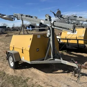 Light tower with trailer