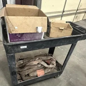 Heavy duty portable plastic tool cart