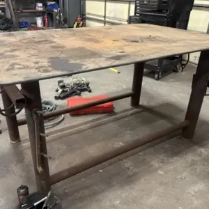 Iron worktable without vice 48" x 76"