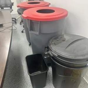 Various Sized Trash Cans
