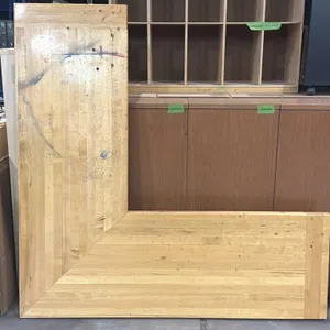 Butcher Block L-Shaped Counter Top 67” x 67” x 2”