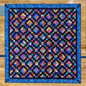 89" x 89" Queen Size Quilt (Buckeye Beauty)