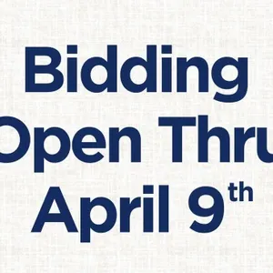 Online Auction Ends April 9