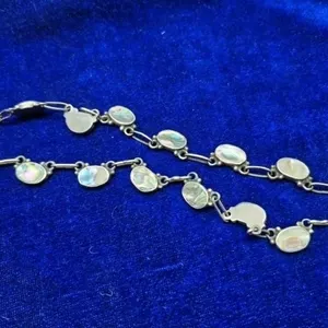 Abalone Necklace Marked 925