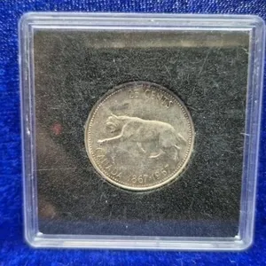 1967 Canadian 25 Cent Piece