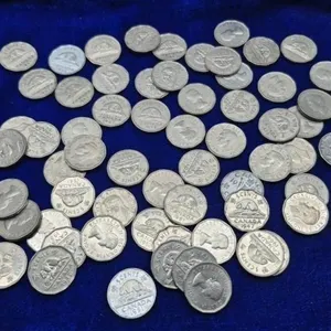 Canadian Nickles Lot