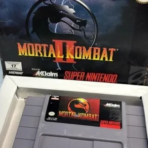 SNES Nintendo Mortal Kombat II With box
