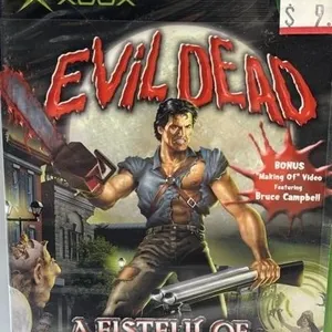Sealed OG XBOX Evil Dead Fistful of broomstick gam