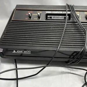 Vintage Atari 2600 Video Game Console