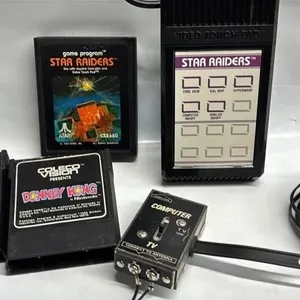 Coleco Vision Vidoe Game Lot star raiders controll